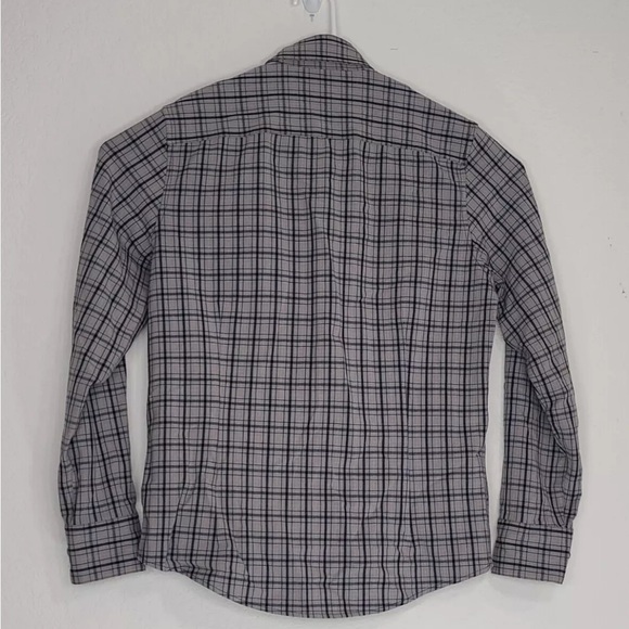 Mizzen + Main City Flannel Nickel Houston Plaid Size S Trim Mens - Picture 2 of 8